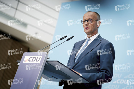 Pressekonferenz der CDU zur Wahl in Sachsen-Anhalt in Berlin