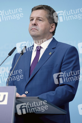 Pressekonferenz der CDU zur Wahl in Sachsen-Anhalt in Berlin