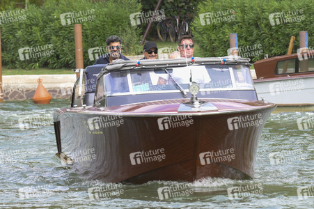 Ankunft von Pierfrancesco Favino, Giovanni Veronesi und Silvio Orlando am Hotel Excelsior, Internationale Filmfestspiele von Venedig 2026