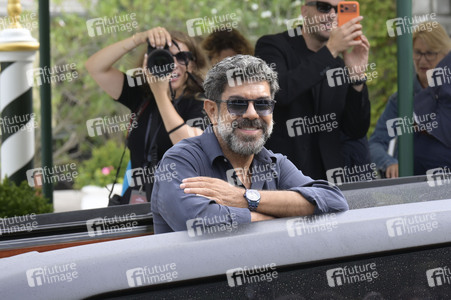 Ankunft von Pierfrancesco Favino, Giovanni Veronesi und Silvio Orlando am Hotel Excelsior, Internationale Filmfestspiele von Venedig 2026