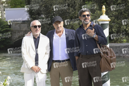 Ankunft von Pierfrancesco Favino, Giovanni Veronesi und Silvio Orlando am Hotel Excelsior, Internationale Filmfestspiele von Venedig 2026