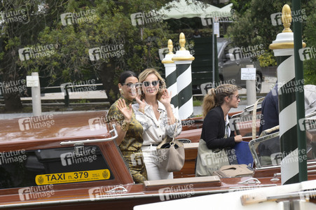 Ankunft von Donatella Finocchiaro und Violante Placido am Hotel Excelsior, Internationale Filmfestspiele von Venedig 2026