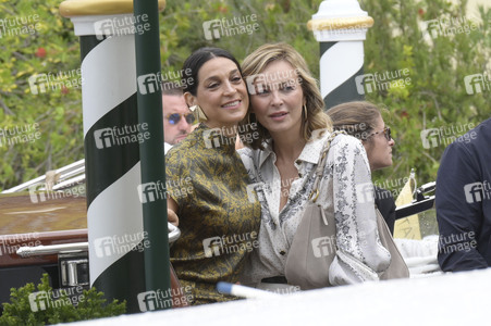 Ankunft von Donatella Finocchiaro und Violante Placido am Hotel Excelsior, Internationale Filmfestspiele von Venedig 2026