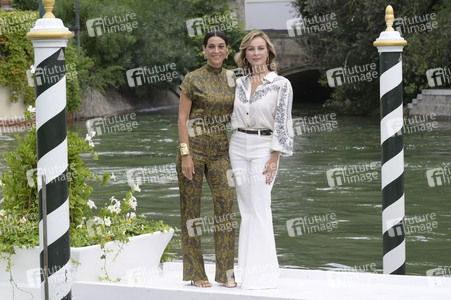 Ankunft von Donatella Finocchiaro und Violante Placido am Hotel Excelsior, Internationale Filmfestspiele von Venedig 2026