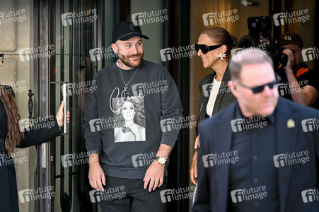 Céline Dion auf dem Weg zur ihrem Konzert in Paris