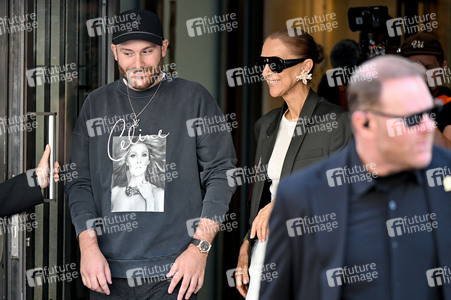 Céline Dion auf dem Weg zur ihrem Konzert in Paris