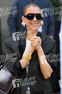 Céline Dion auf dem Weg zur ihrem Konzert in Paris