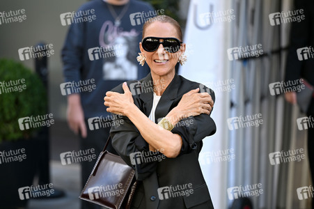 Céline Dion auf dem Weg zur ihrem Konzert in Paris