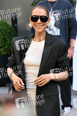 Céline Dion auf dem Weg zur ihrem Konzert in Paris