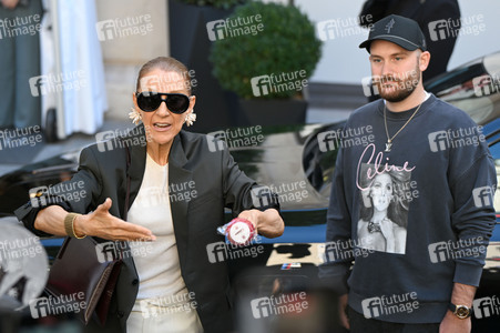 Céline Dion auf dem Weg zur ihrem Konzert in Paris