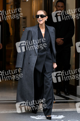 Céline Dion auf dem Weg zu ihrem Konzert in Paris