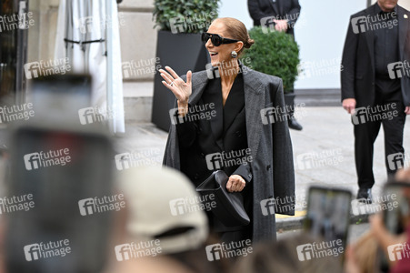 Céline Dion auf dem Weg zu ihrem Konzert in Paris