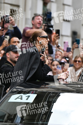 Céline Dion auf dem Weg zu ihrem Konzert in Paris