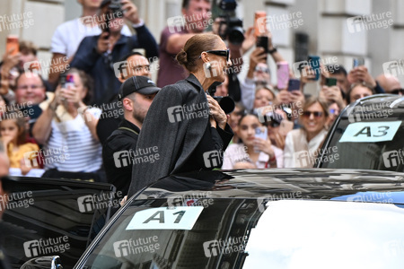 Céline Dion auf dem Weg zu ihrem Konzert in Paris