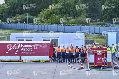 Flugunfall-Übung auf dem Hannover Airport
