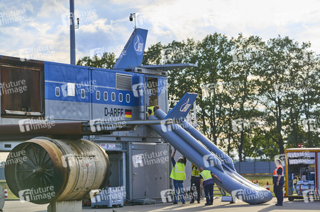 Flugunfall-Übung auf dem Hannover Airport