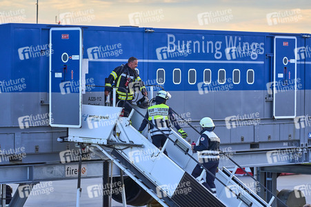 Flugunfall-Übung auf dem Hannover Airport
