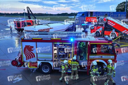 Flugunfall-Übung auf dem Hannover Airport