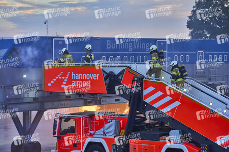 Flugunfall-Übung auf dem Hannover Airport
