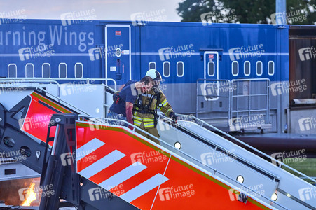 Flugunfall-Übung auf dem Hannover Airport