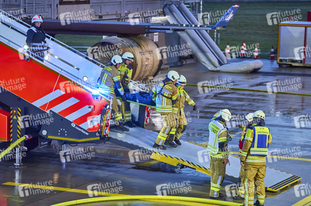 Flugunfall-Übung auf dem Hannover Airport