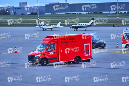 Flugunfall-Übung auf dem Hannover Airport