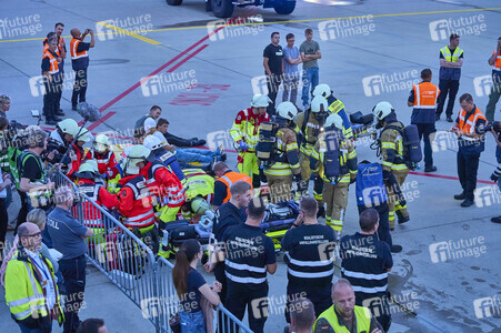 Flugunfall-Übung auf dem Hannover Airport