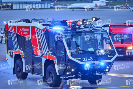 Flugunfall-Übung auf dem Hannover Airport