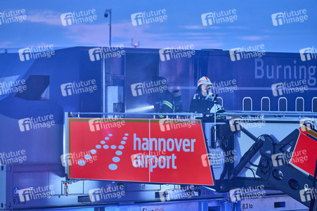 Flugunfall-Übung auf dem Hannover Airport