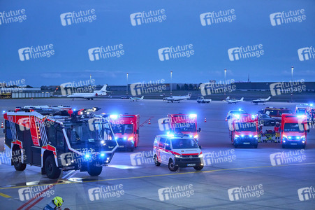 Flugunfall-Übung auf dem Hannover Airport
