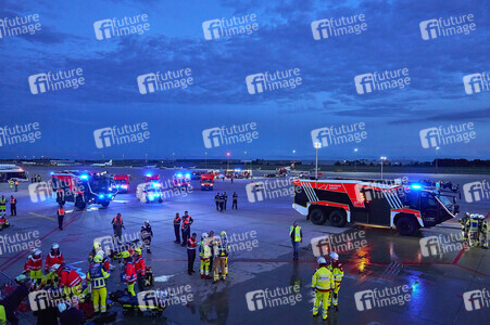 Flugunfall-Übung auf dem Hannover Airport