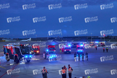 Flugunfall-Übung auf dem Hannover Airport