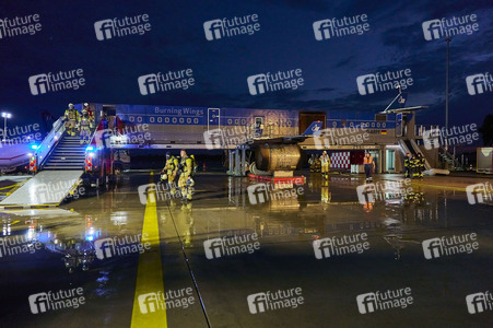 Flugunfall-Übung auf dem Hannover Airport