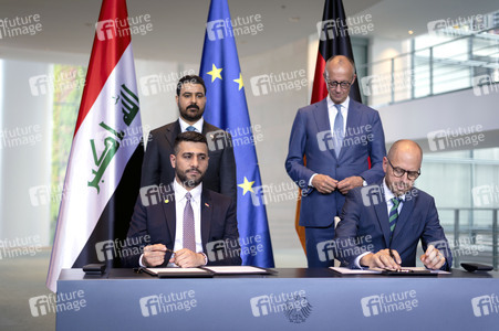 Empfang des Ministerpräsidenten vom Irak in Berlin