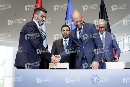 Empfang des Ministerpräsidenten vom Irak in Berlin