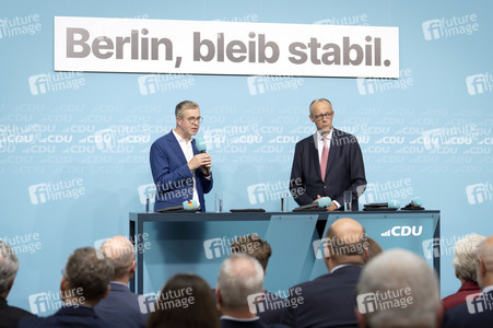 Wahlkampf-Schlussspurt der CDU zur Abgeordnetenhauswahl 2026 in Berlin