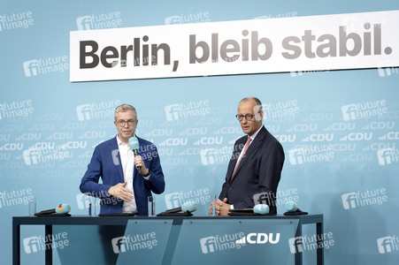 Wahlkampf-Schlussspurt der CDU zur Abgeordnetenhauswahl 2026 in Berlin