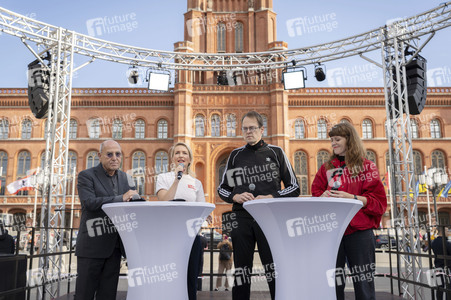 Wahlkampfabschluss der Partei Die Linke zur Abgeordnetenhauswahl 2026 in Berlin