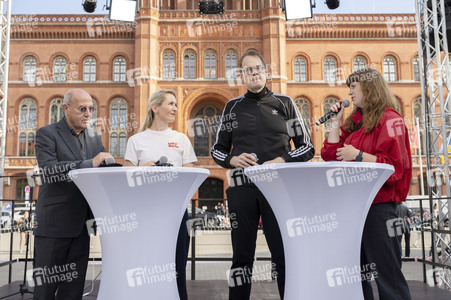 Wahlkampfabschluss der Partei Die Linke zur Abgeordnetenhauswahl 2026 in Berlin