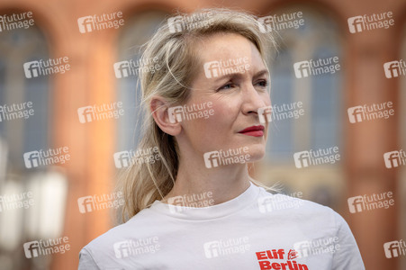 Wahlkampfabschluss der Partei Die Linke zur Abgeordnetenhauswahl 2026 in Berlin