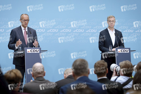 CDU Pressekonferenz zu den Landtagswahlen in Berlin und Mecklenburg-Vorpommern in Berlin