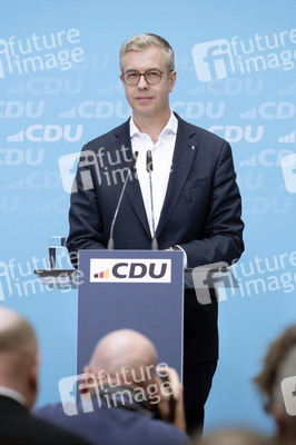 CDU Pressekonferenz zu den Landtagswahlen in Berlin und Mecklenburg-Vorpommern in Berlin