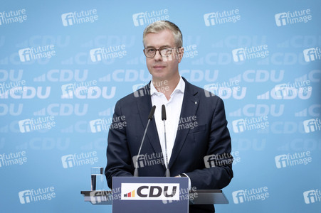 CDU Pressekonferenz zu den Landtagswahlen in Berlin und Mecklenburg-Vorpommern in Berlin