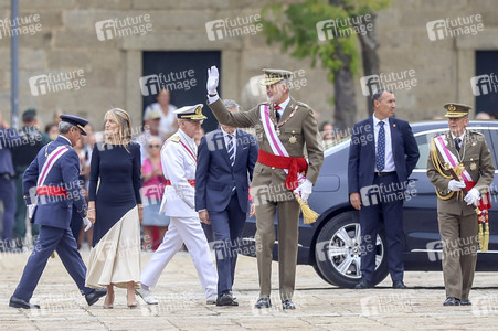 König Felipe bei Ordensverleihung in San Lorenzo de El Escorial
