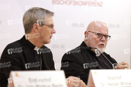 Pressegespräch bei der bei der Herbst-Vollversammlung der Deutschen Bischofskonferenz in Fulda