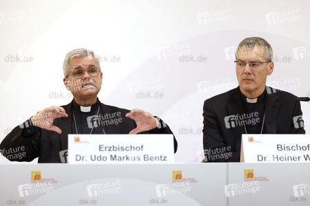 Pressegespräch bei der bei der Herbst-Vollversammlung der Deutschen Bischofskonferenz in Fulda