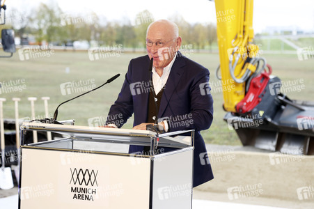 Spatenstich zum Baubeginn der Munich Arena in München