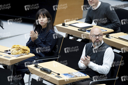 1. Plenarsitzung des neuen Berliner Abgeordnetenhauses in Berlin