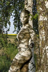 09.05.2026<br>NATURE ART: Birke / Birch Bodypainting