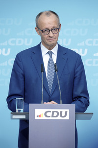 20.10.2025<br>Pressekonferenz zu den Ergebnissen der Präsidiumsklausur mit dem Bundeskanzler und Parteivorsitzenden der CDU in Berlin